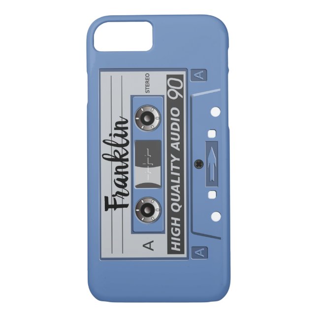 Capa Para iPhone, Case-Mate Cassete de Áudio Retro Mock (Verso)