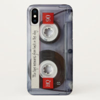 Cassete de banda magnética retro
