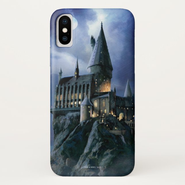 Capa Para iPhone, Case-Mate Castelo Harry Potter | Hogwarts ao Luar (Verso)
