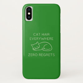 Capa Para iPhone Da Case-Mate Cat hair everywhere zero regrets