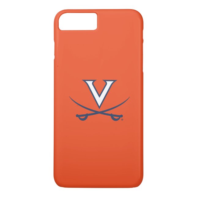 Capa Para iPhone, Case-Mate Cavalaria da Virgínia V Espadas | Azul (Verso)