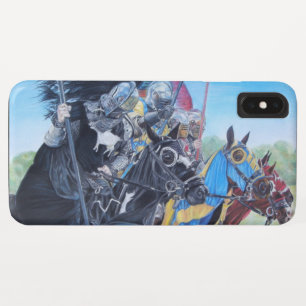 Capa Para iPhone Da Case-Mate cavaleiros medievais joujando em cavalos histórico