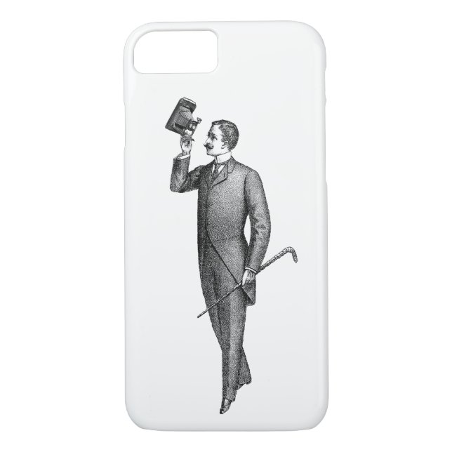 Capa Para iPhone, Case-Mate Cavalheiro Vitoriano Selfie (Verso)