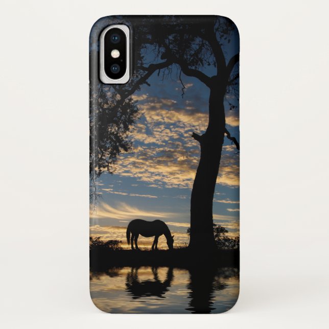 Capa Para iPhone, Case-Mate Cavalo bonito e Água (Verso)