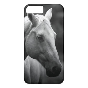 Capa iPhone 8 Plus/7 Plus Cavalo Branco Negro
