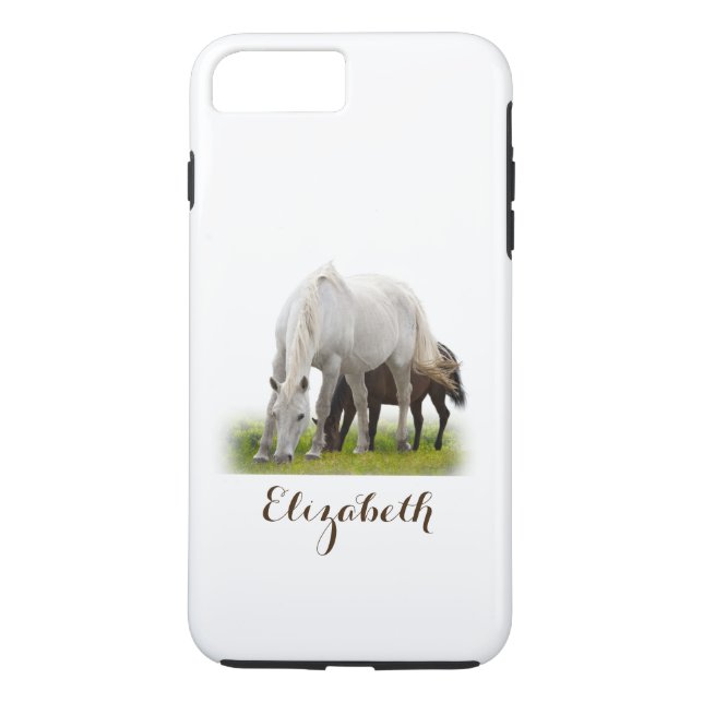 Capa Para iPhone, Case-Mate Cavalo Branco Personalizado com Pony (Verso)