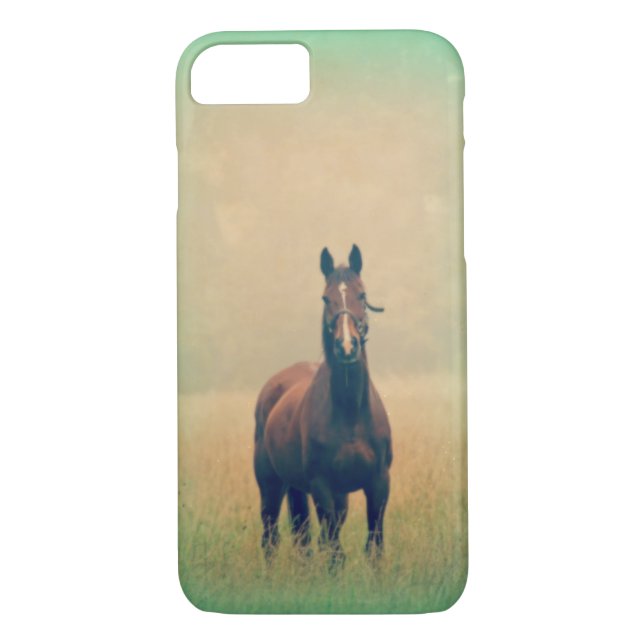 Capa Para iPhone, Case-Mate Cavalo de Baía em campo (Verso)