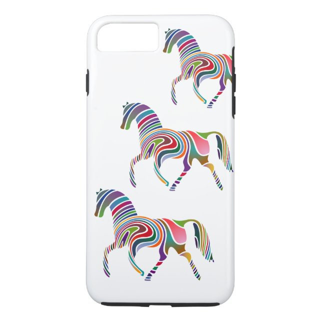 Capa Para iPhone, Case-Mate Cavalo de Fantasia Menina Colorida (Verso)