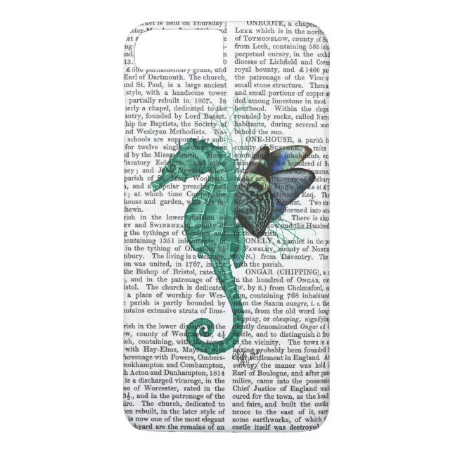 Capa Para iPhone, Case-Mate Cavalo-marinho-de-asa (Verso)