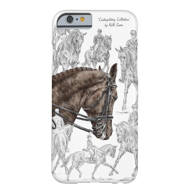 Capa Para iPhone, Case-Mate Cavalos de Dressagem Coletados FEI (Verso)