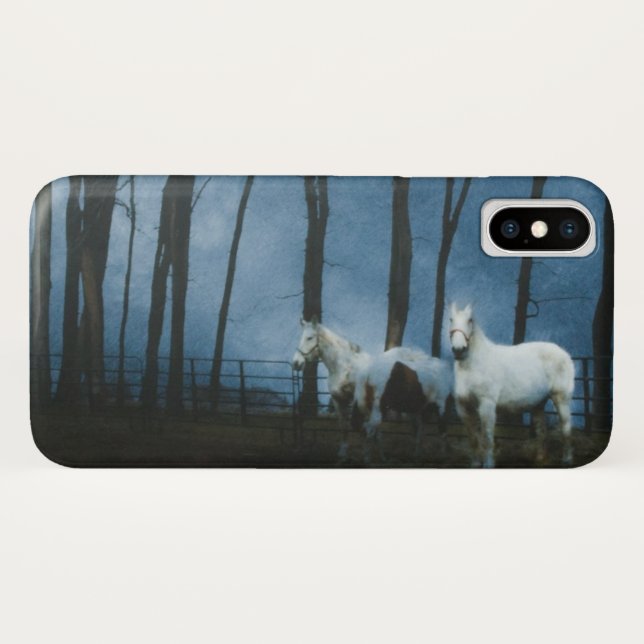 Capa Para iPhone, Case-Mate Cavalos Fantásticos à Meia-Noite (Verso (Horizontal))