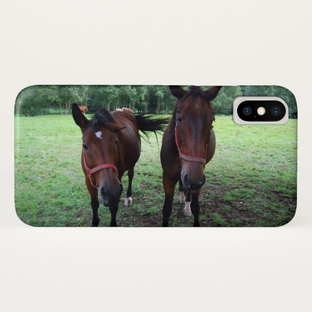 Capa Para iPhone, Case-Mate Cavalos no pasto (Verso (Horizontal))