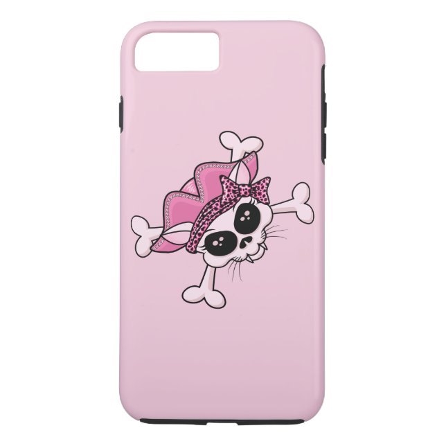 Capa Para iPhone, Case-Mate Caveira do Gatinho Pirata bonito (Verso)