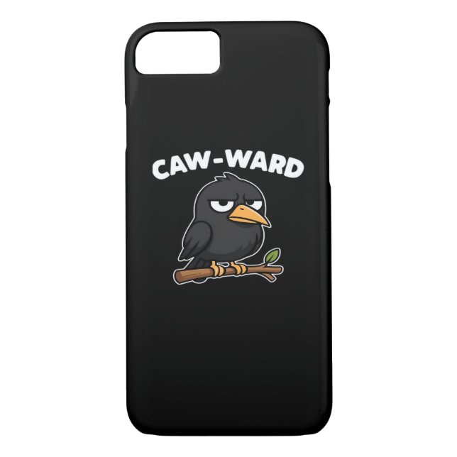 Capa Para iPhone, Case-Mate Caw-Ward Funny Quote (Verso)