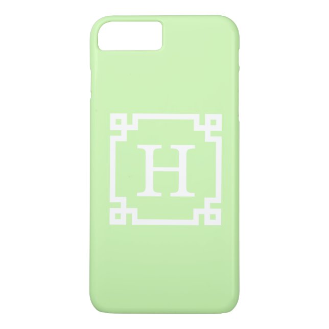 Capa Para iPhone, Case-Mate Celeron Branco - Quadro chave grego nº 2 Monograma (Verso)