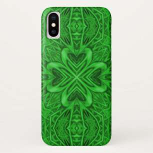 Capa Para iPhone Da Case-Mate Células Vintage Fractal Verde Caleidoscópio