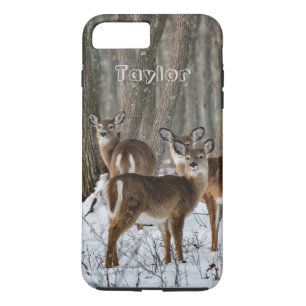Capa iPhone 8 Plus/7 Plus Cervos do inverno