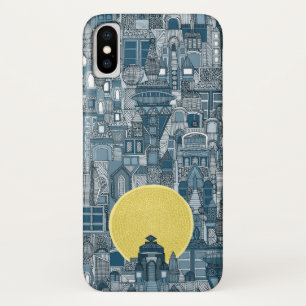 Capa Para iPhone Da Case-Mate céu azul da cidade espacial