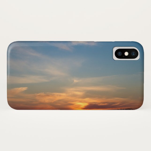 Capa Para iPhone, Case-Mate Céu sunset de inverno (Verso (Horizontal))
