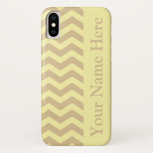 Capa Para iPhone Da Case-Mate Cevrons Neutrais de Creme Loura