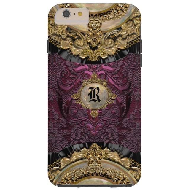 Capa Para iPhone, Case-Mate Chalchadoriz Elegance Girly Monographic Plus (Verso)