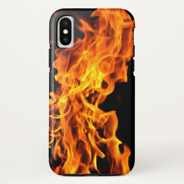 Capa Para iPhone, Case-Mate Chama laranja (Verso)