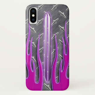 Capa Para iPhone Da Case-Mate Chamas Quentes Rosa Quentes Diamondplate