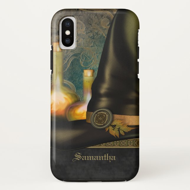 Capa Para iPhone, Case-Mate Chapéu das bruxas personalizado (Verso)