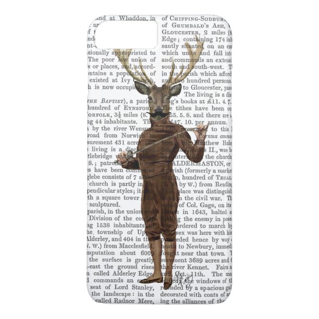 Capa Para iPhone, Case-Mate Cheio do veado de esgrima (Verso)