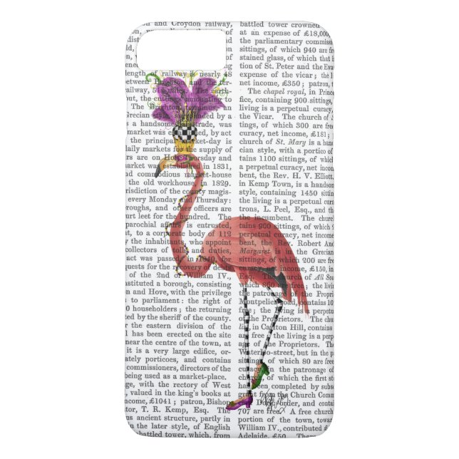 Capa Para iPhone, Case-Mate Cheio Mardi Gras Flamingo (Verso)