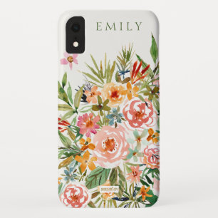 Capa Para iPhone Da Case-Mate CHEIRA DE AMOR EM TODAS AS FORMAS Monograma Floral