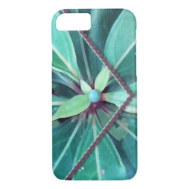 Capa Para iPhone, Case-Mate Cherry Leaves Clutch (Verso)