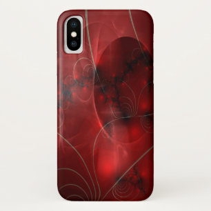 Capa Para iPhone X Cherry Pie Abstrato
