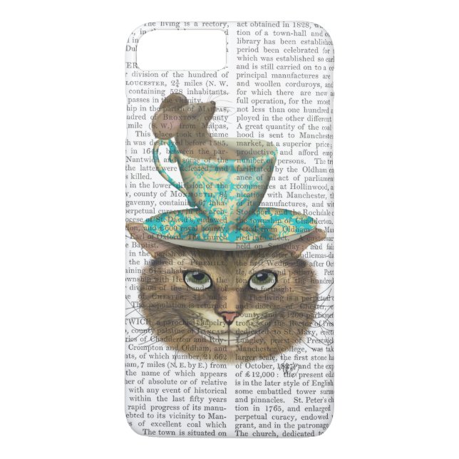 Capa Para iPhone, Case-Mate Cheshire Cat com Copa na Cabeça (Verso)