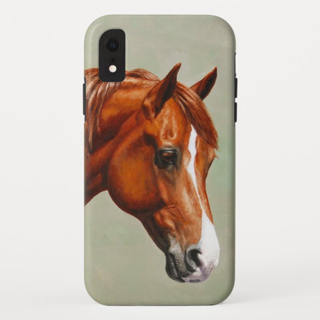 Capa Para iPhone, Case-Mate Chestnut Morgan Horse (Verso)