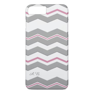 Capa Para iPhone Da Case-Mate Chevron moderno com algumas iniciais do detalhe da