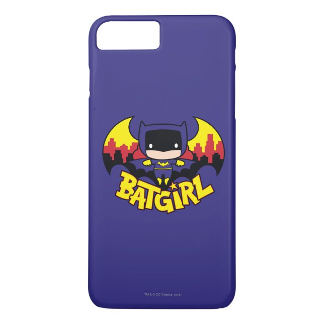 Capa Para iPhone, Case-Mate Chibi Batgirl Com Skyline & Logo Gotham (Verso)