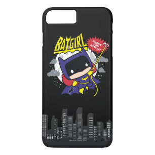 Capa iPhone 8 Plus/7 Plus Chibi Batgirl Pronto Para Ação