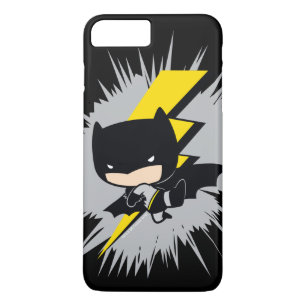 Capa iPhone 8 Plus/7 Plus Chibi Batman Lightning Kick