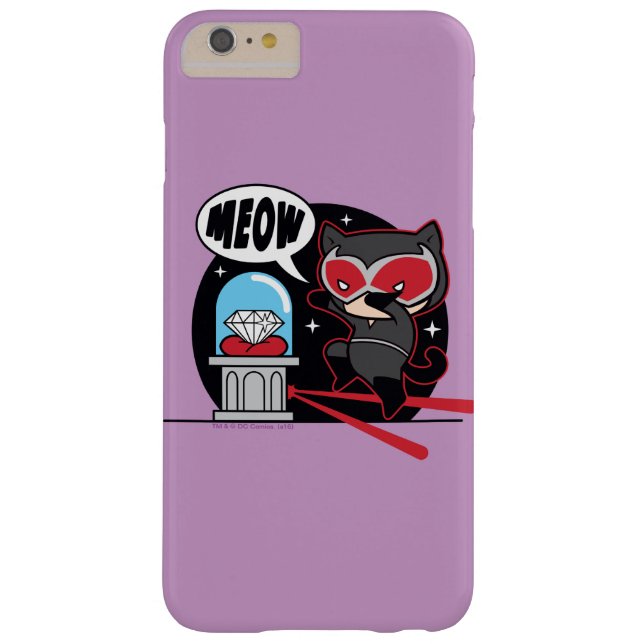 Capa Para iPhone, Case-Mate Chibi CatWomen Roubando Um Diamante (Verso)