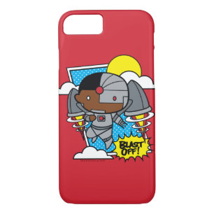 Capa iPhone 8/ 7 Chibi Cyborg Desliga!