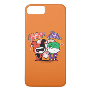 Capa Para iPhone Da Case-Mate Chibi Harley Quinn & Chibi Joker Hearts