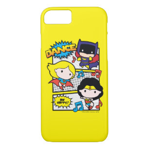 Capa iPhone 8/ 7 Chibi Heroes Dançando