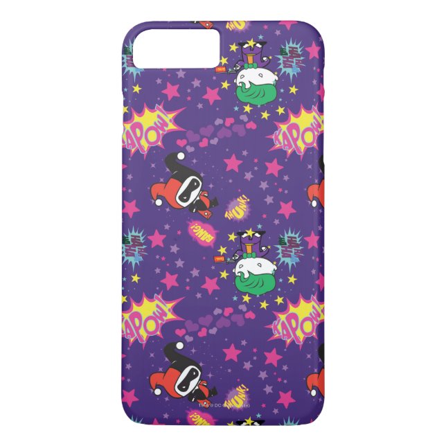 Capa Para iPhone, Case-Mate Chibi Joker e Harley Pattern (Verso)