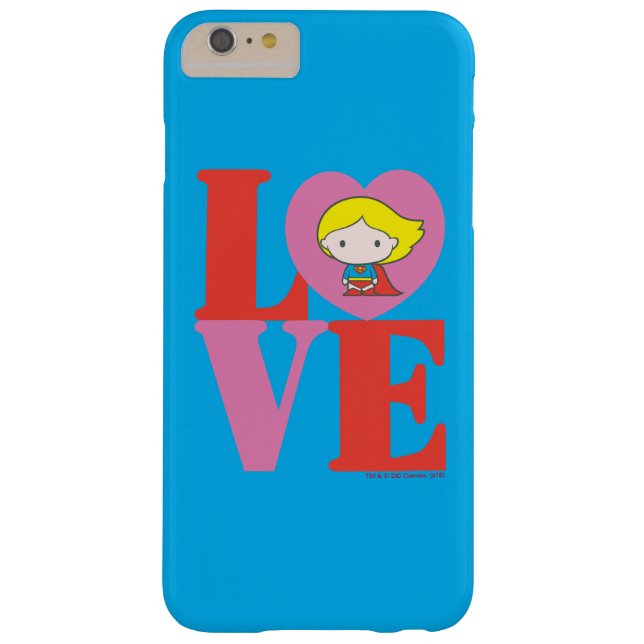 Capa Para iPhone, Case-Mate Chibi Supergirl LOVE (Verso)