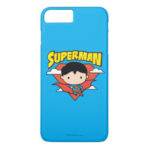Capa Para iPhone Da Case-Mate Chibi Superman Bolinhas Shield e Nome
