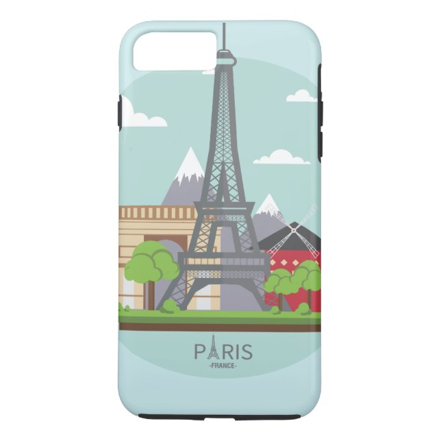 Capa Para iPhone, Case-Mate Chic Paris Eiffel Tower Case-Mate iPh (Verso)