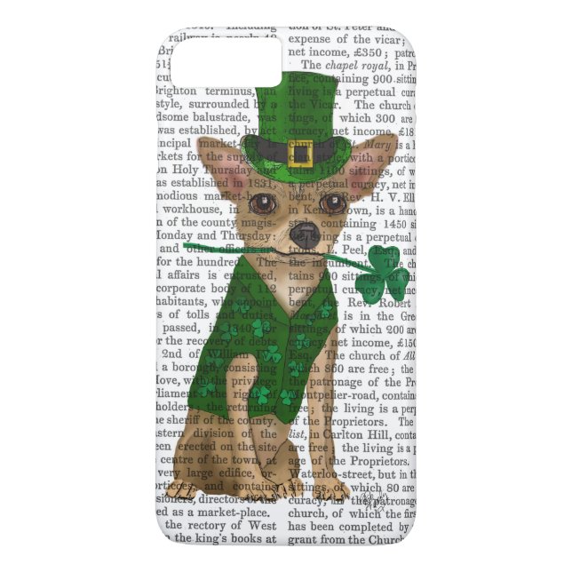 Capa Para iPhone, Case-Mate Chihuahua Leprechaun (Verso)