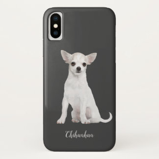 Capa Para iPhone Da Case-Mate Chihuahua Watercolor - Cão Branco