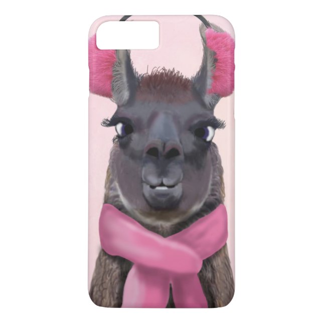 Capa Para iPhone, Case-Mate Chilly Llama Pink (Verso)